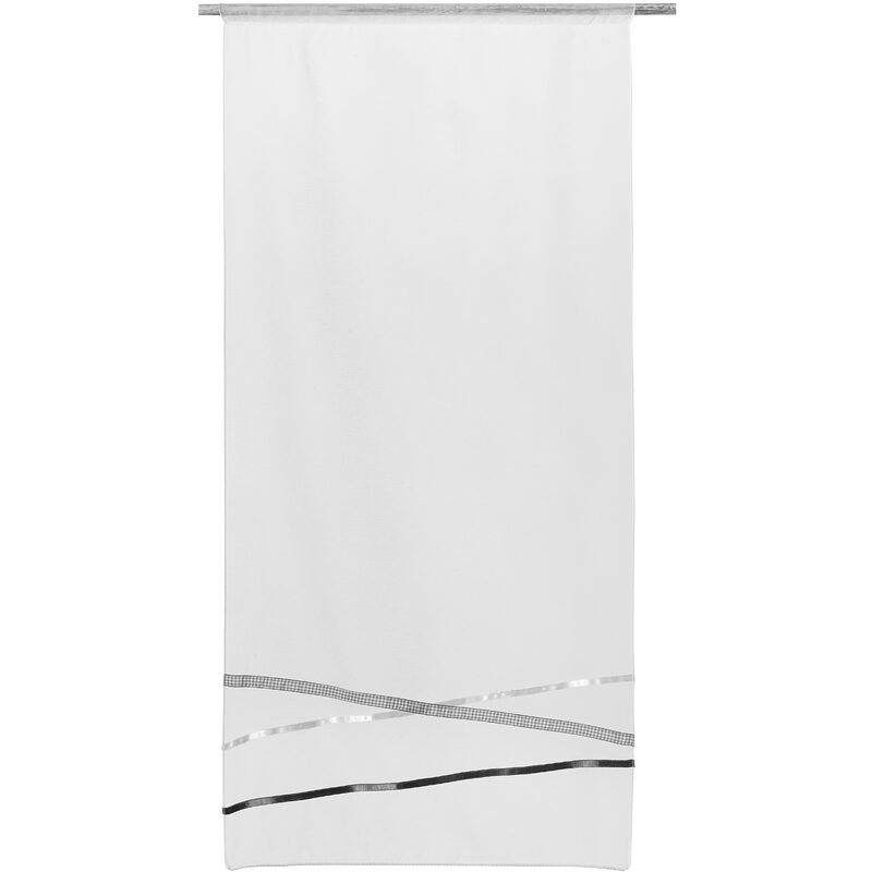 Vitrage AGORA coloris blanc 58 x 120 cm