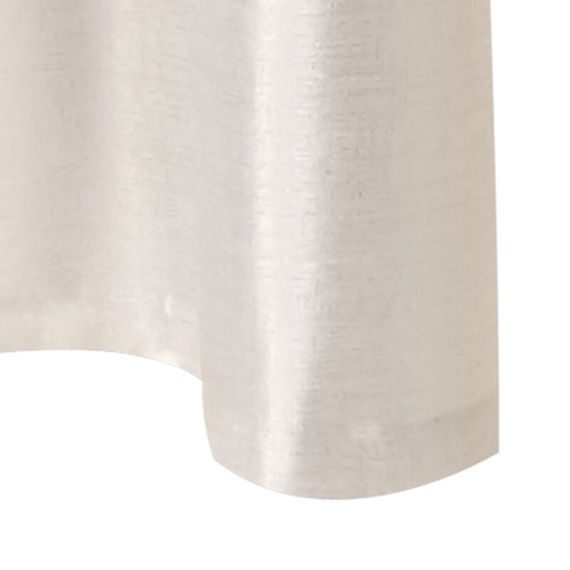Rideau SILVER SHINE coloris ivoire 140 x 260 cm