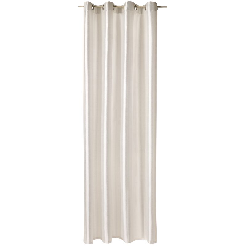 Rideau SILVER SHINE coloris ivoire 140 x 260 cm