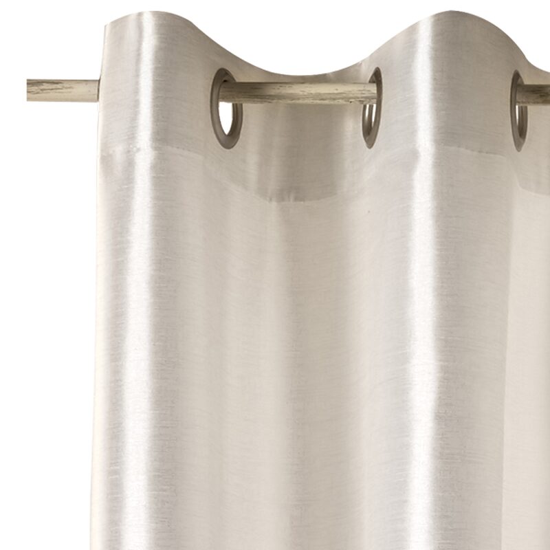 Rideau SILVER SHINE coloris ivoire 140 x 260 cm
