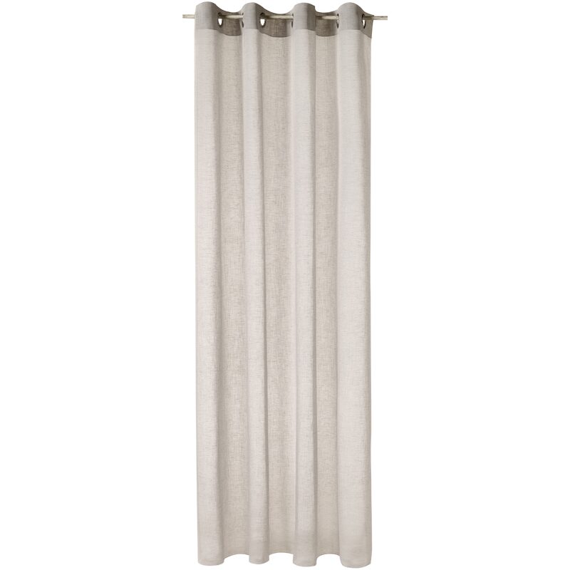 Voilage SWEET coloris gris 145 x 240 cm