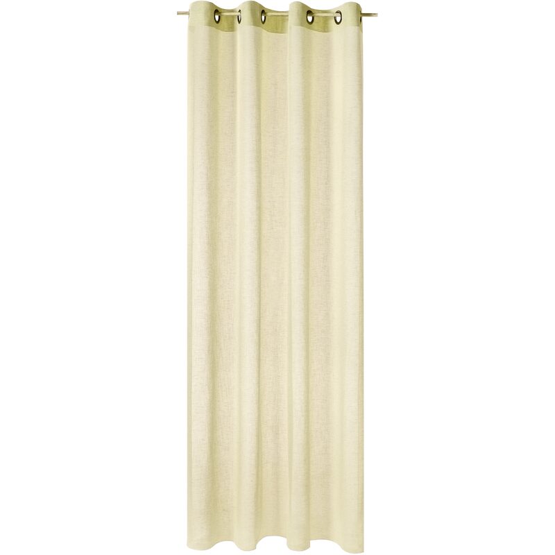 Voilage SWEET coloris vert bambou 145 x 240 cm