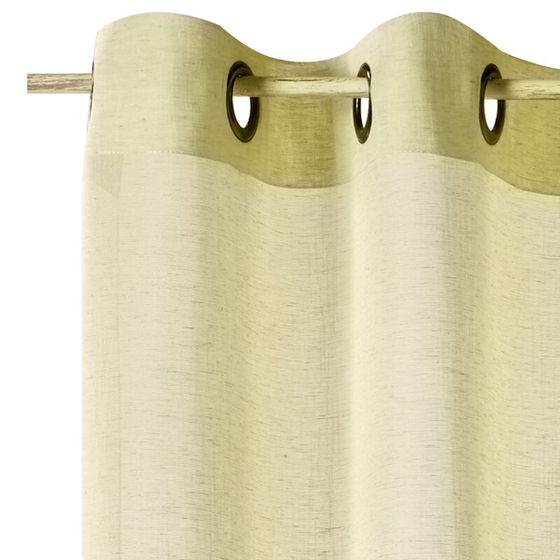 Voilage SWEET coloris vert bambou 145 x 240 cm