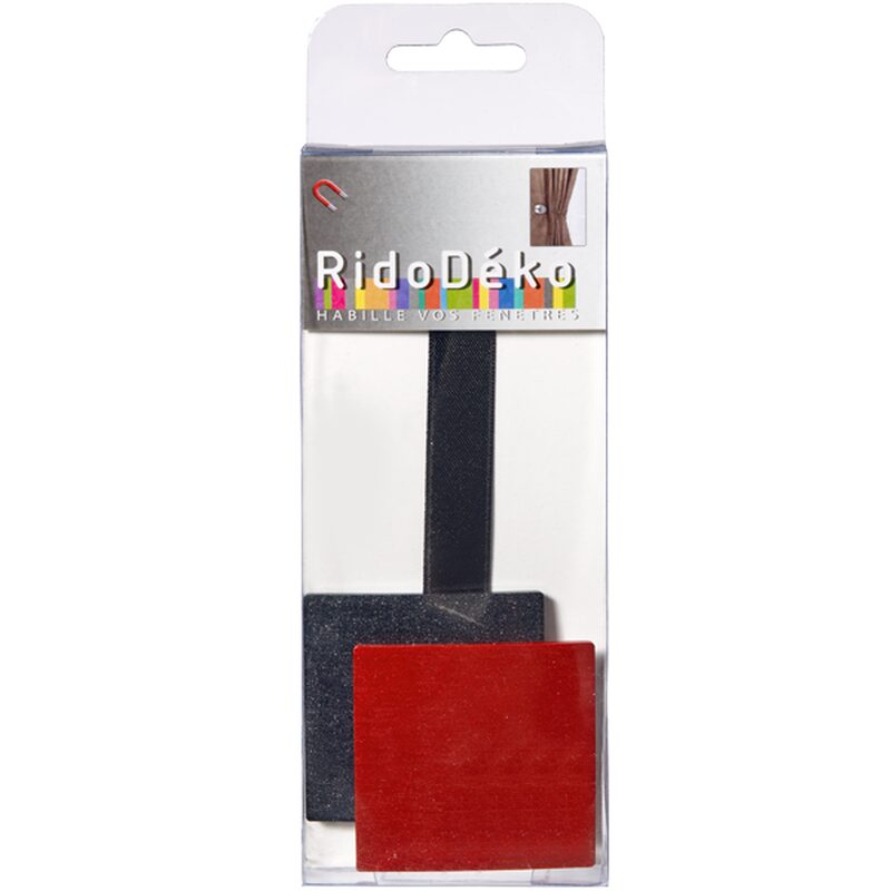 Embrasse aimantée NACRE 3D coloris rouge