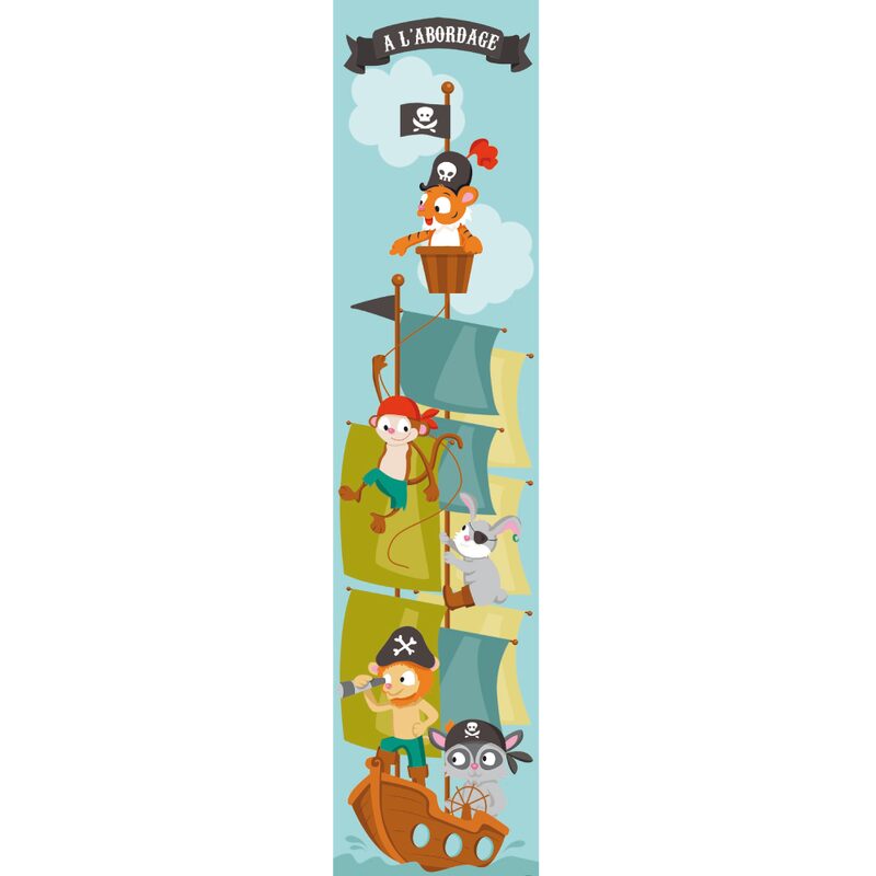 Décor mural numérique Lé unique PIRATES 50 x 250 cm