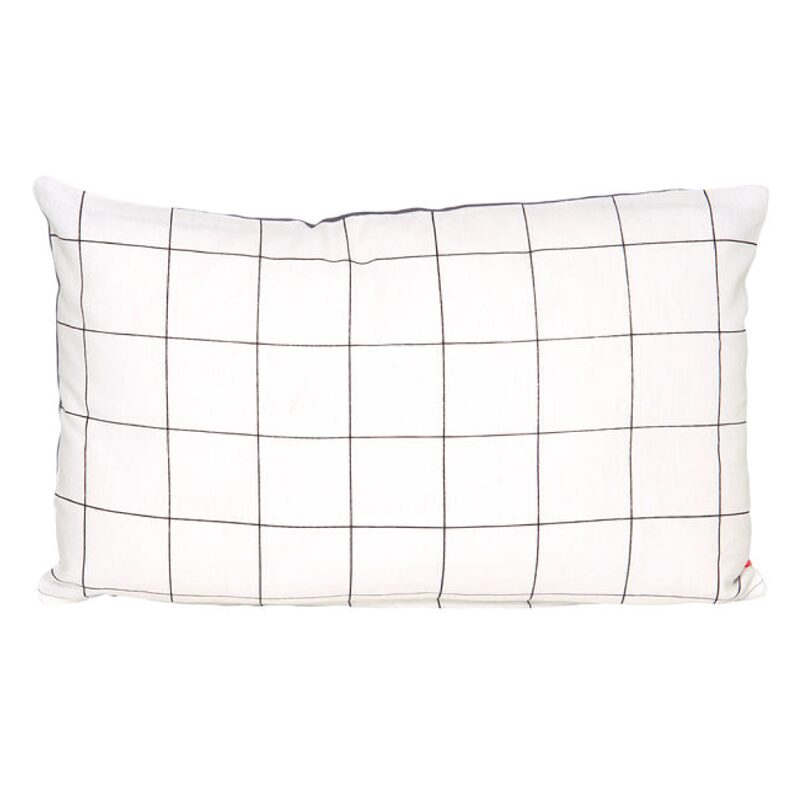 Coussin BIG SQUARE coloris blanc 30 x 50 cm