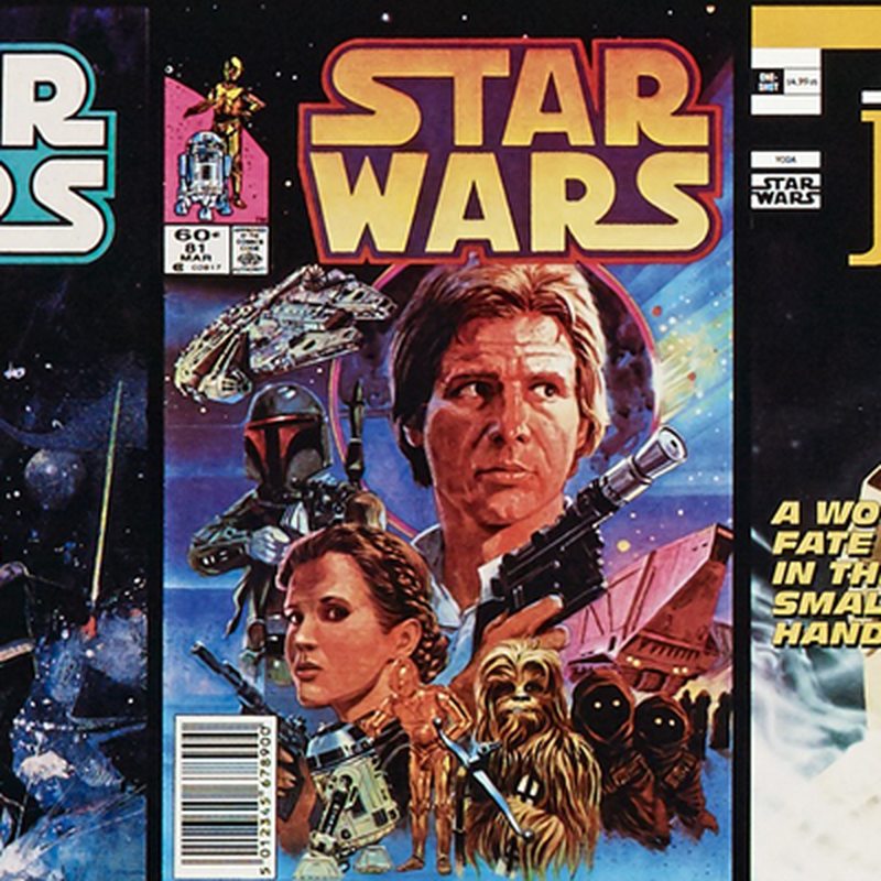Frise vinyle STAR WARS coloris noir
