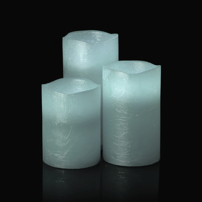 Bougie LED TENNA coloris menthol