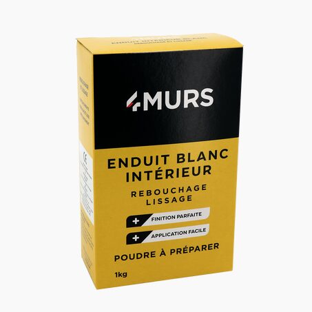 4MURS Enduit de rebouchage et lissage 1 Kg