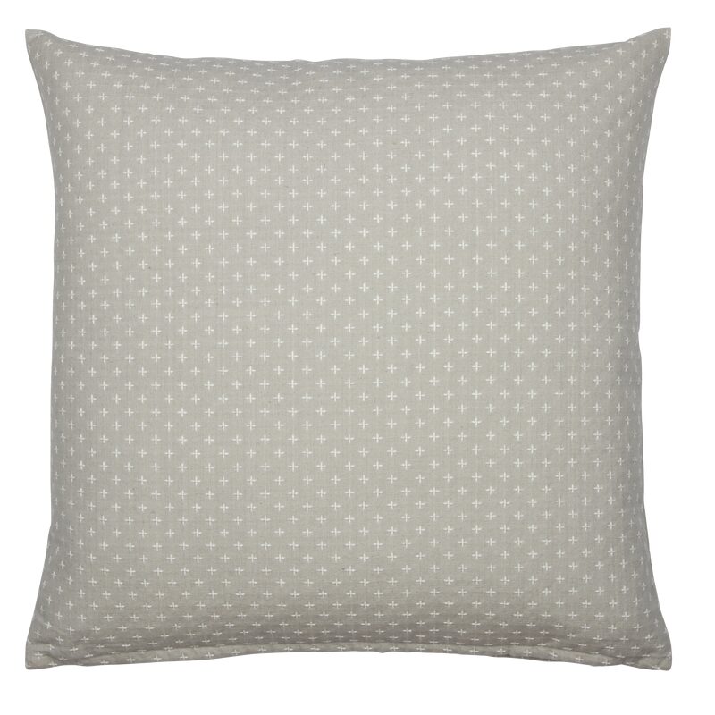 Coussin TEMPO coloris gris beige 50 x 50 cm