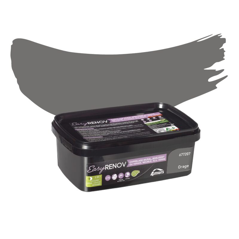 Peinture Rénovation EASY RENOV Alkyde orage Satiné 0,75 L