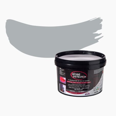 Résine perfection Peinture Rénovation RÉSINE Peinture gris manet Satiné 0,5 L