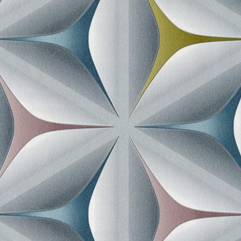 Papier peint intissé MOVE coloris gris perle