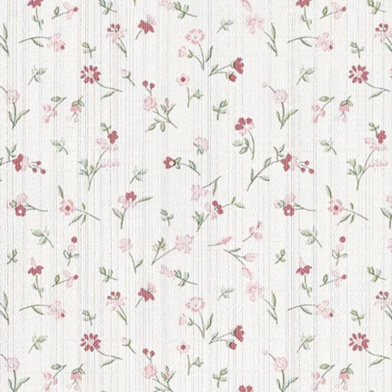 Papier peint intissé LIBERTY FLOWER coloris rose pastel