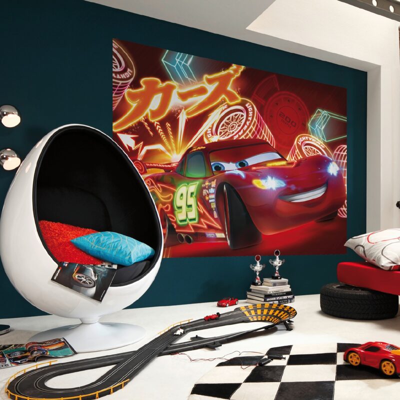 Poster extra large CARS NEON 254 x 184 cm