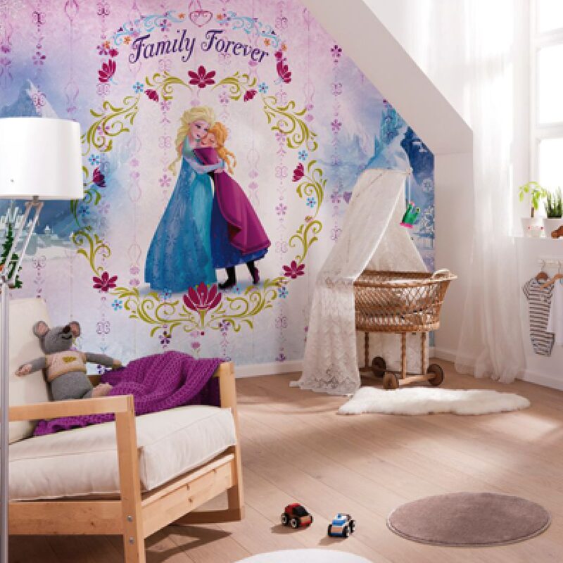 TAPIS DE CHAMBRE - SALLE DE JEUX - REINE DES NEIGES - ANNA ELSA ET