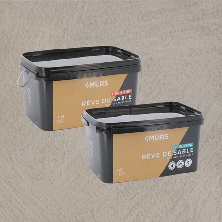 Rêve de sable Peinture nomade métal Satiné + Primaire