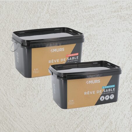 Rêve de sable Peinture fusain + Primaire