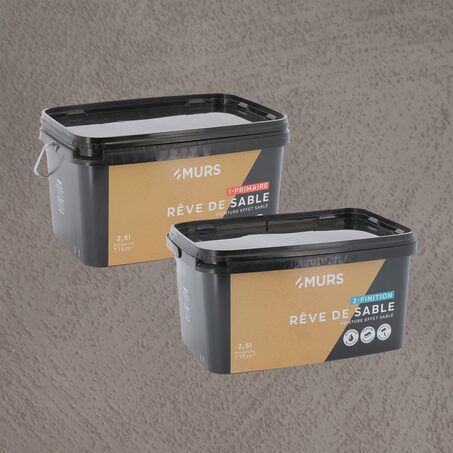 Rêve de sable Peinture tourterelle + Primaire