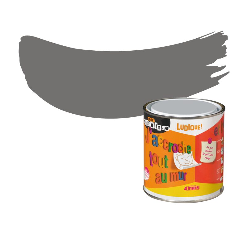 Peinture Créative EFFET MAGNÉTIQUE Acrylique gris Mat 0,5 L