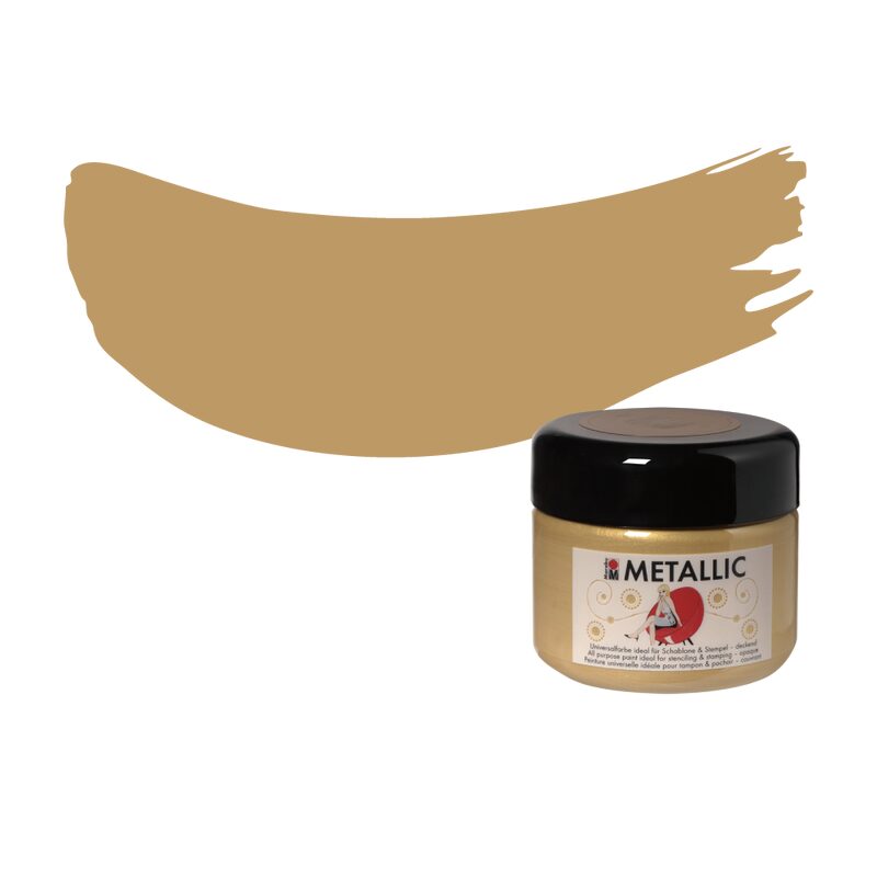 Peinture Créative MÉTALLISÉE Acrylique or  Satiné 0,23 L