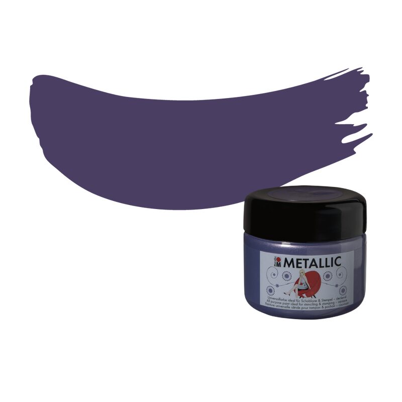 Peinture Créative MÉTALLISÉE Acrylique violet Satiné 0,23 L