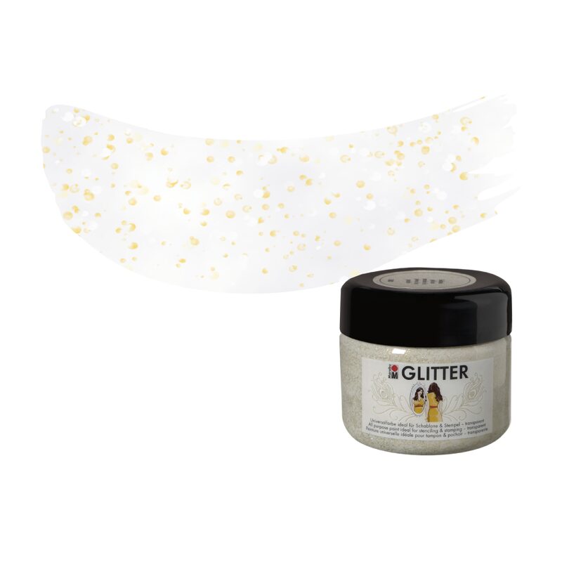 Peinture Créative PAILLETÉE Acrylique or  Brillant 0,23 L