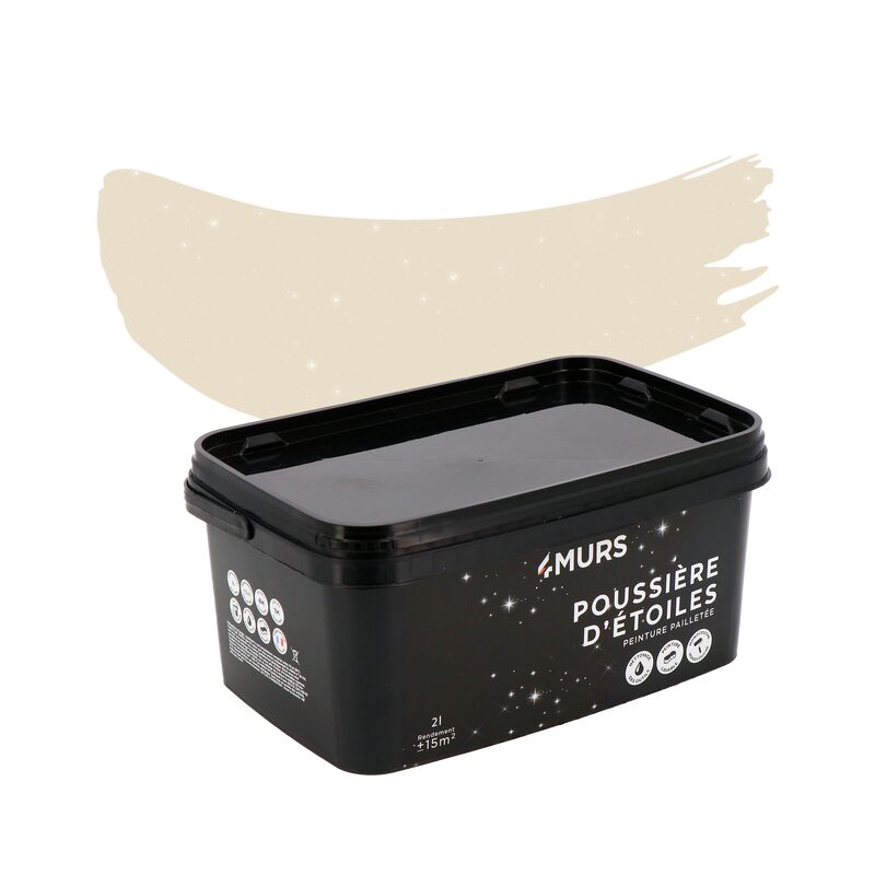 Peinture Décorative POUSSIÈRE D'ÉTOILES Acrylique Véga Mat 2 L