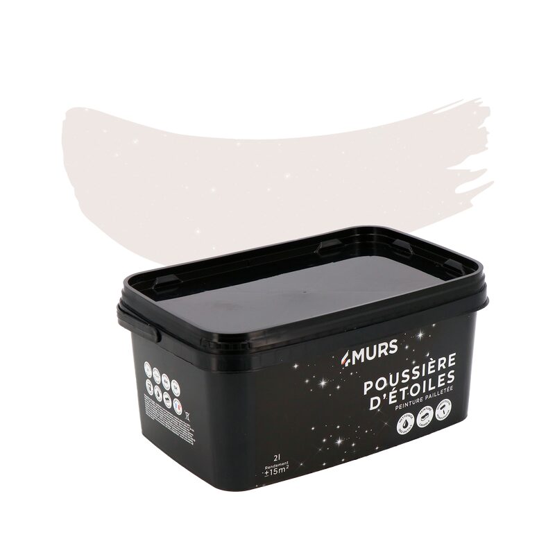 Peinture Décorative POUSSIÈRE D'ÉTOILES Acrylique Isis Mat 2 L