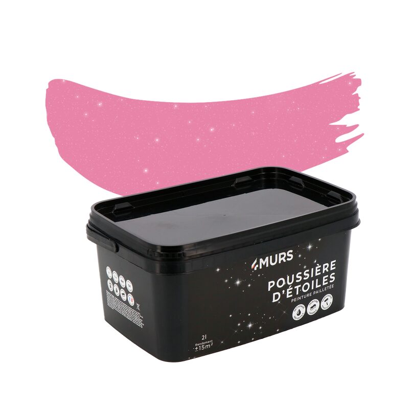 Peinture Décorative POUSSIÈRE D'ÉTOILES Acrylique Électra Mat 2 L