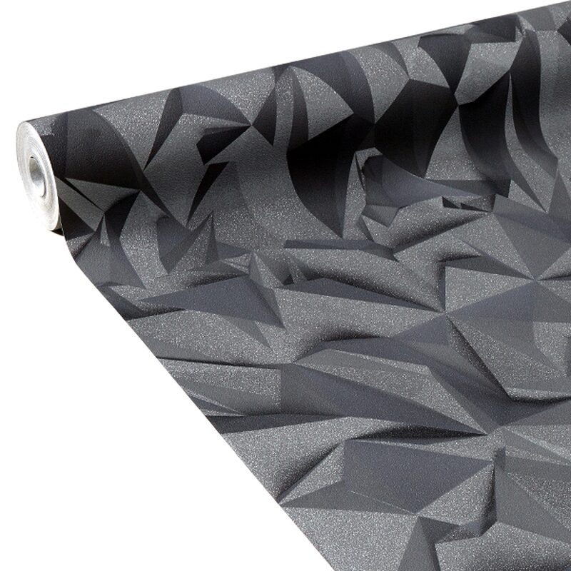 Papier peint intissé CRYSTALIA coloris gris