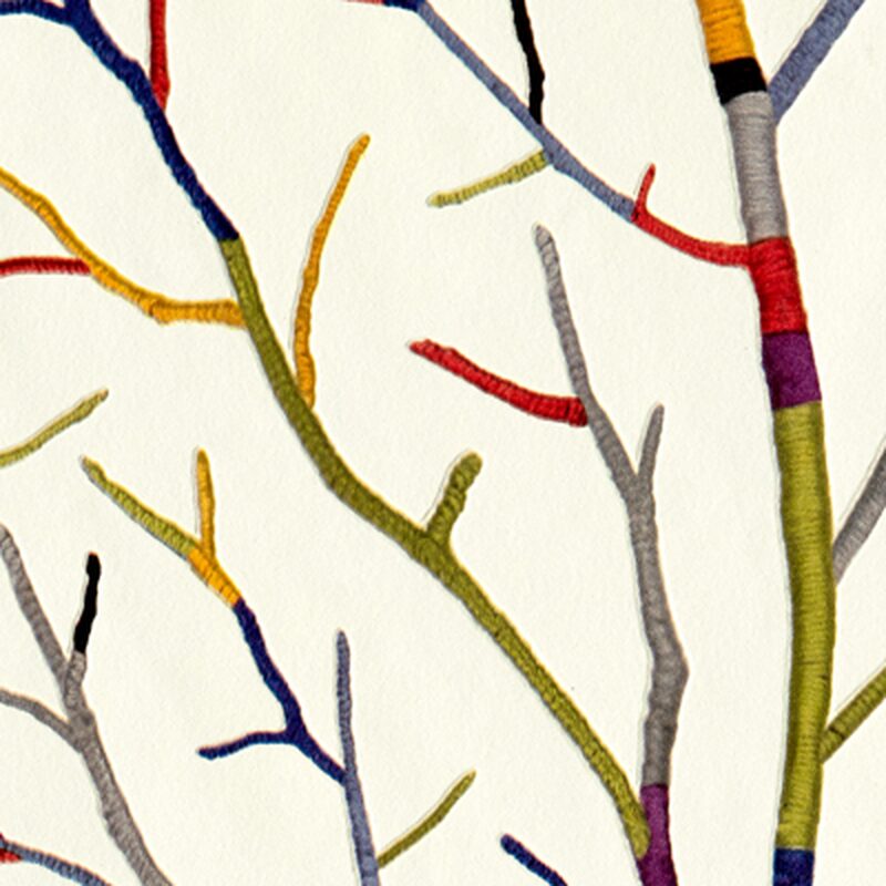 Papier peint intissé WOOL TREE coloris multicolore