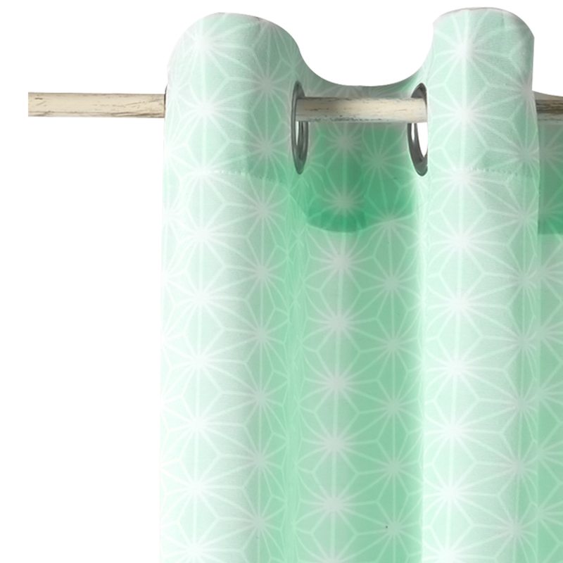 Rideau SOLNA coloris vert 140 x 260 cm