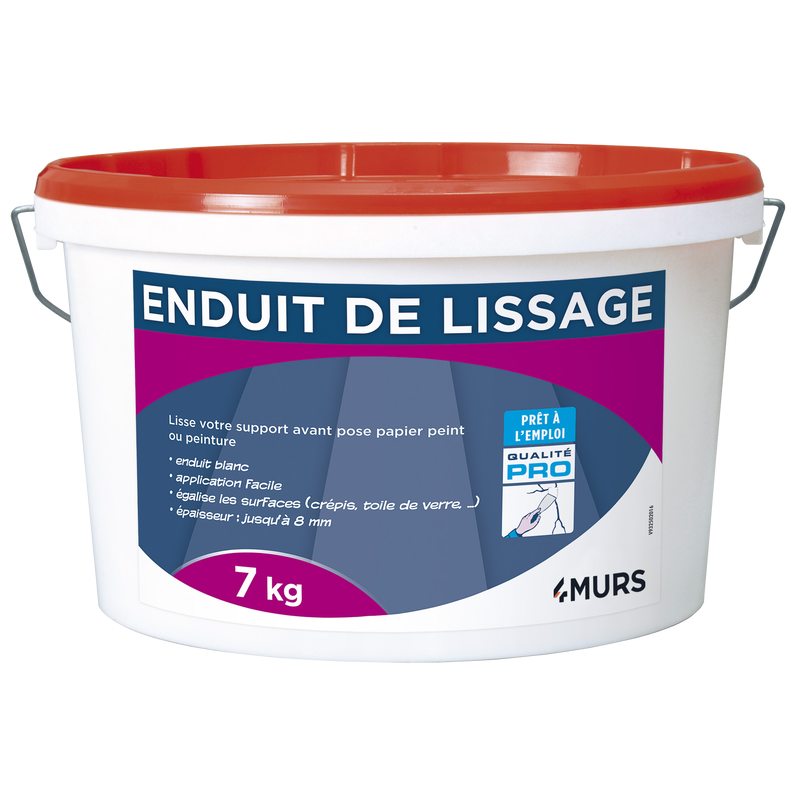 4MURS Enduit de rebouchage et lissage 1 Kg - 4MURS