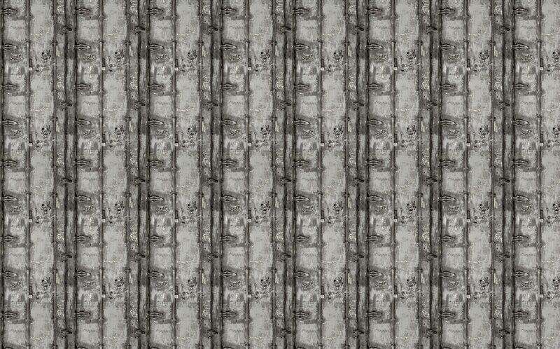 Papier peint METAL DOOR coloris gris métal