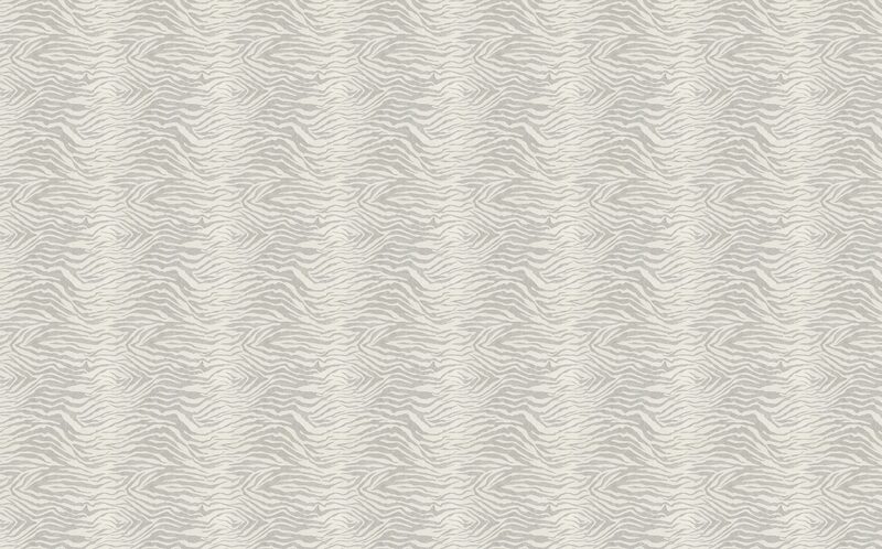 Papier peint intissé WHITE TIGER coloris blanc