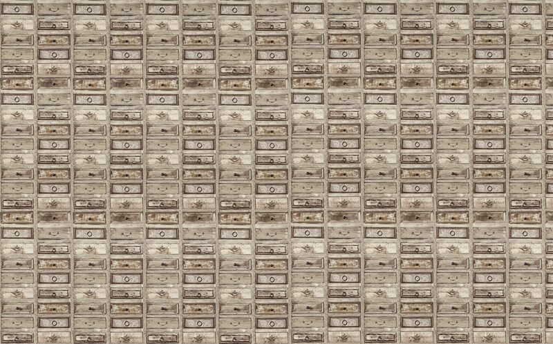 Papier peint intissé JULIETTE coloris marron glacé