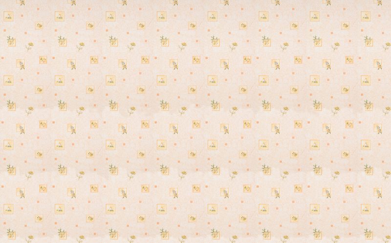 Papier peint vinyle MOULIN A VENT coloris beige saumoné