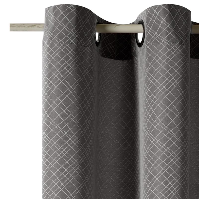 Rideau NEWLOOK coloris gris 140 x 260 cm