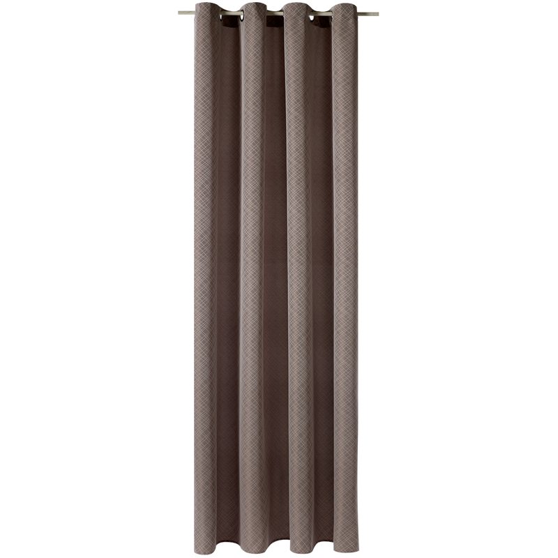 Rideau NEWLOOK coloris taupe 140 x 260 cm
