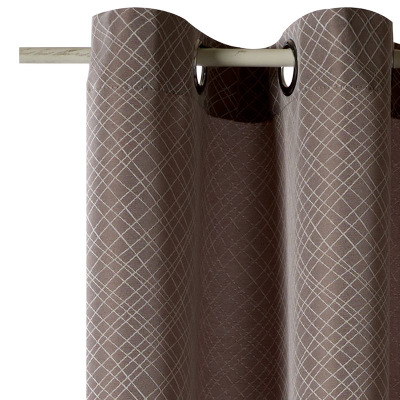 Rideau NEWLOOK coloris taupe 140 x 260 cm