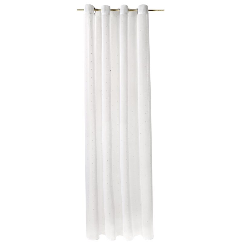 Voilage LILY coloris blanc 140 x 240 cm