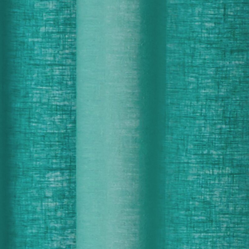 Rideau Lin LIN LAVÉ coloris bleu lagon 140 x 250 cm