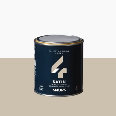 Peinture Finition SAPHYR Alkyde seigle Satiné 0,5 L