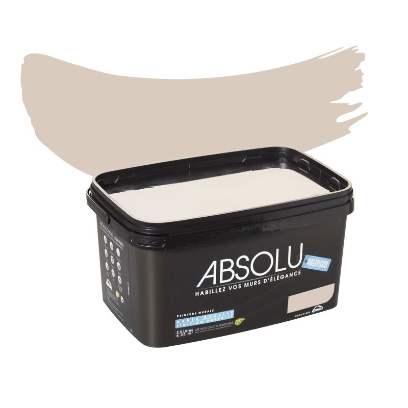 Peinture Multi-supports ABSOLU Acrylique calcaire Mat 2,5 L