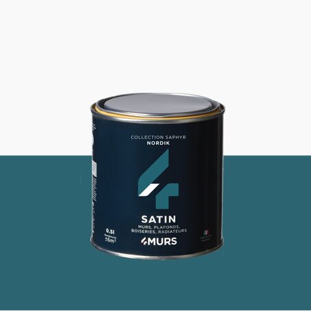 Peinture Finition SAPHYR Alkyde nordik Satiné 0,5 L