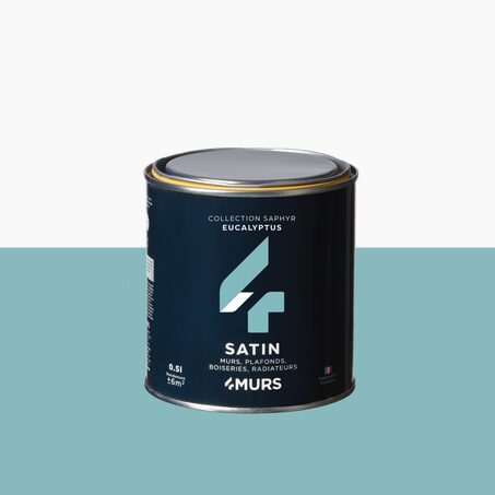 Saphyr Peinture Finition Peinture eucalyptus Satiné 0,5 L