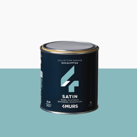 Peinture Finition SAPHYR Alkyde eucalyptus Satiné 0,5 L