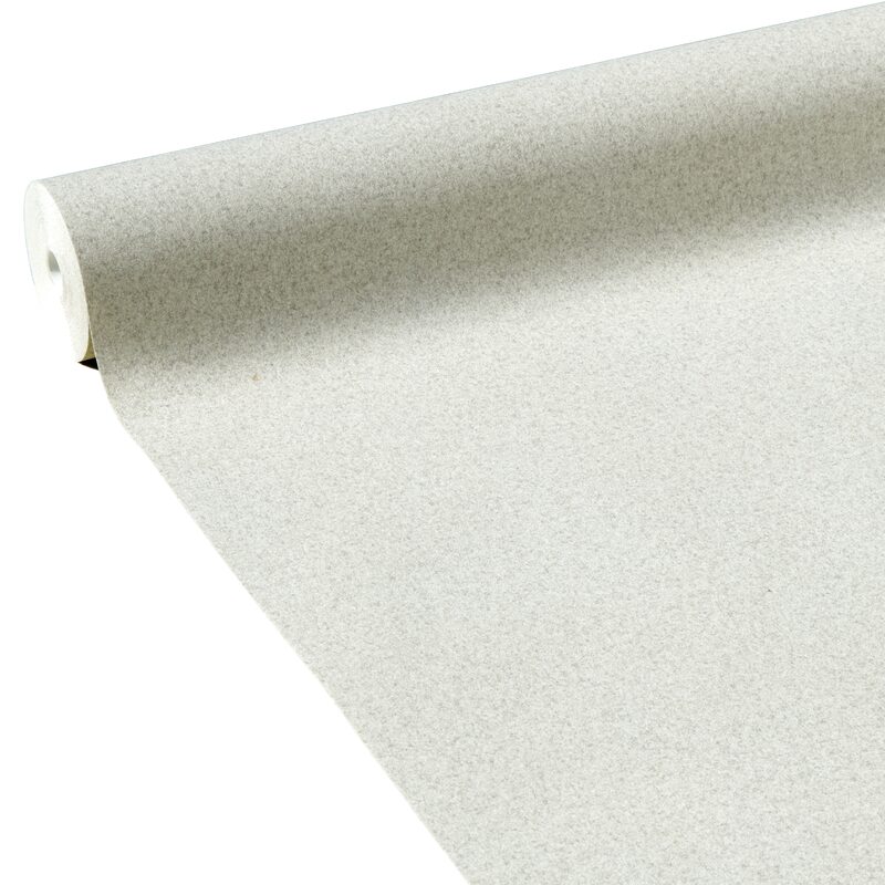 Papier peint intissé LAINE VIERGE coloris Gris clair