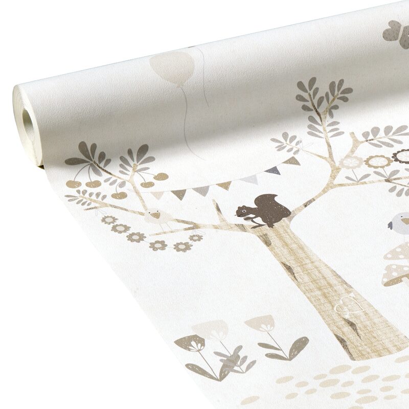Papier peint FOREST DREAM coloris écru